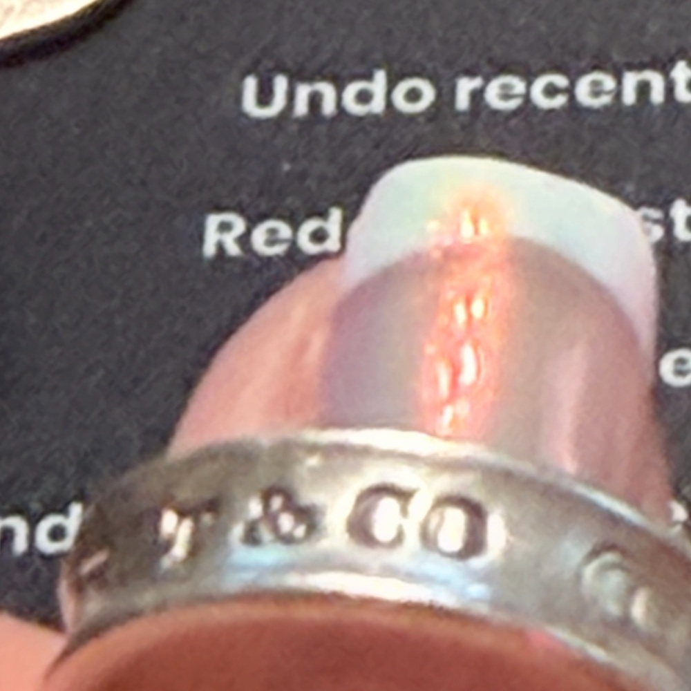 Tiffany & Co. Classic Silver Band Size 8